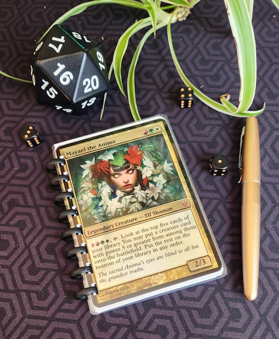 Magic the Gathering Notebook (oversized MTG- Mayael the Anima) - Etsy Israel