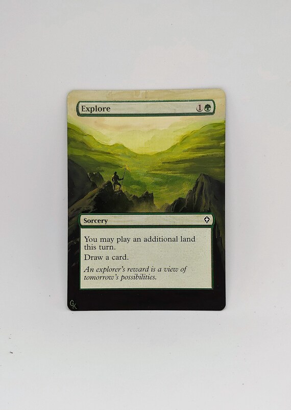Magic the Gathering Explore Alter - Etsy Canada