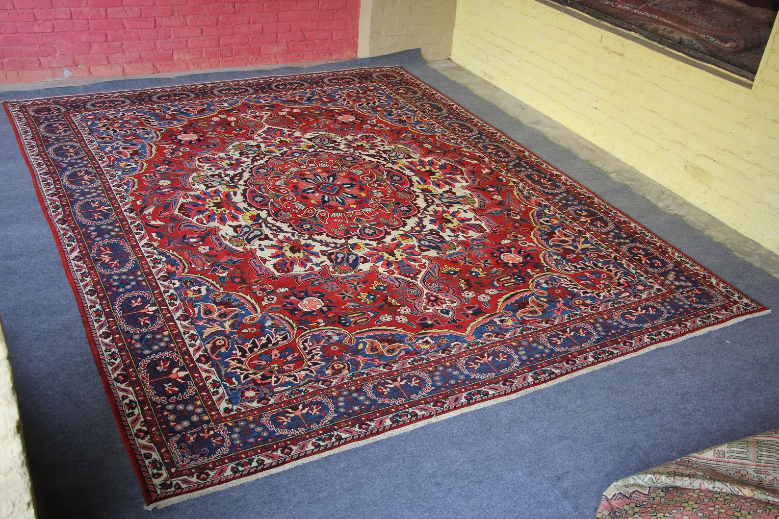 Extra Large Rug Living Room Rug Red Area Rug Floral Rug Etsy