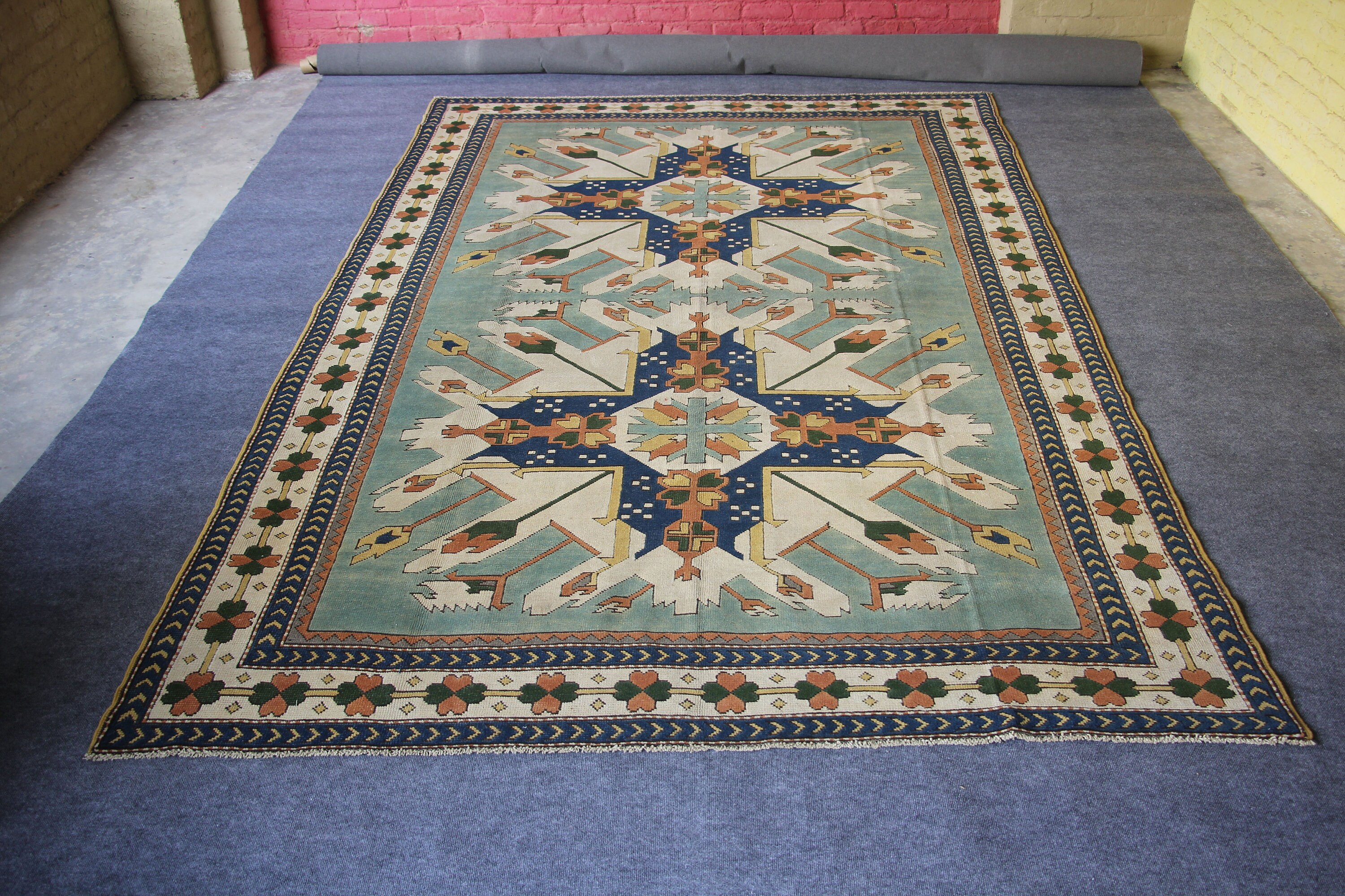 Extra Large Area Rug Turkish Rug Anatolian Rug Oushak Rug Etsy UK