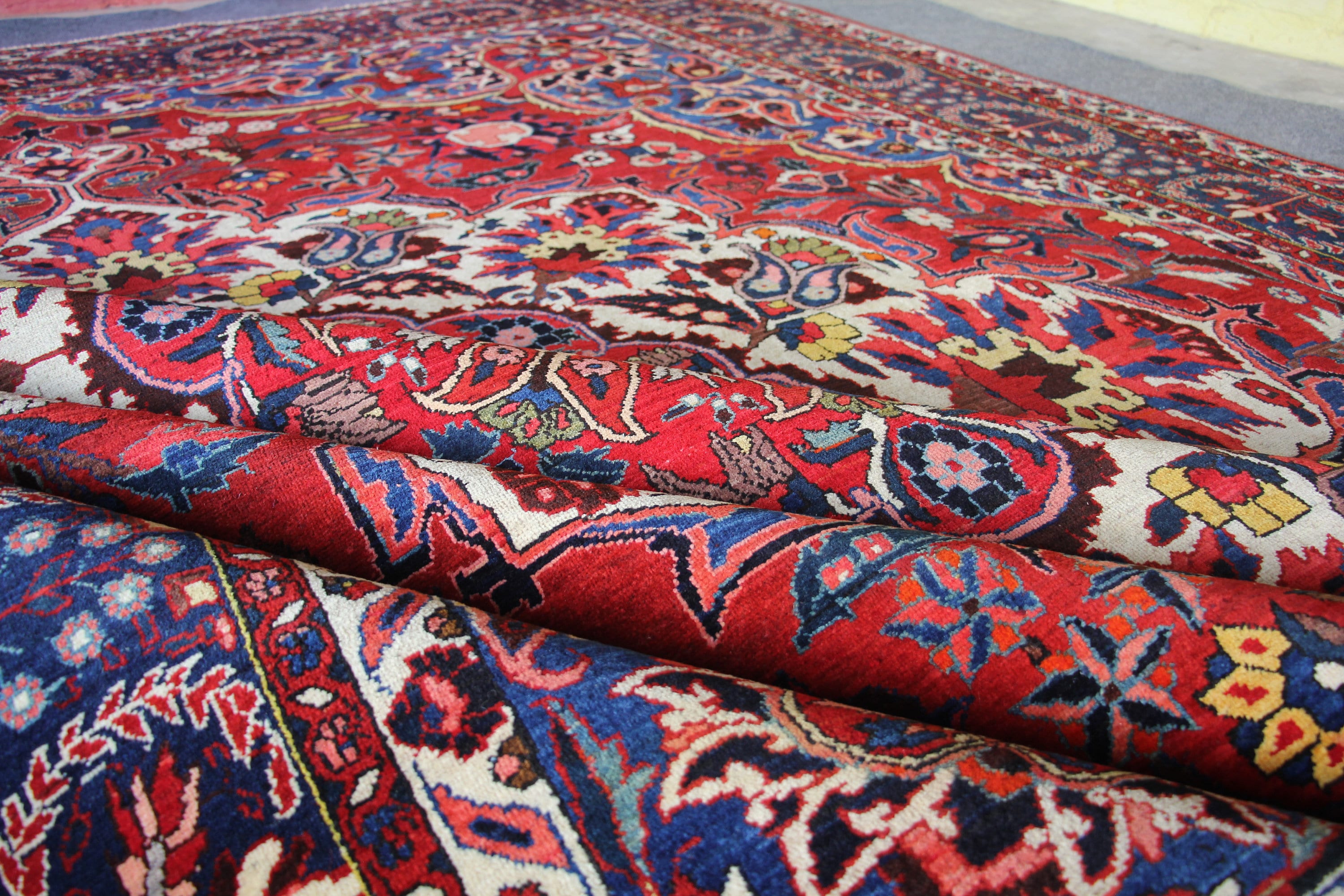 Extra Large Rug Living Room Rug Red Area Rug Floral Rug Etsy