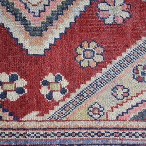 Vintage Tribal Runner Rug: Bohemian Kitchen Decor (3.6' x 8.3') image 5