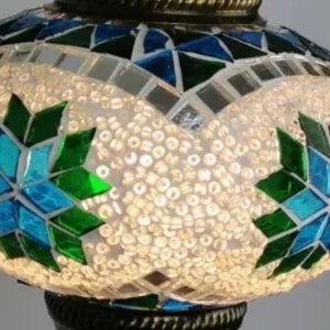 Mosaic Replacement Glass Floor, Table, Chandelier Lamp Replacement Glass Part Only