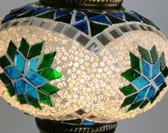 Mosaic Replacement Glass Floor, Table, Chandelier Lamp Replacement Glass Part Only