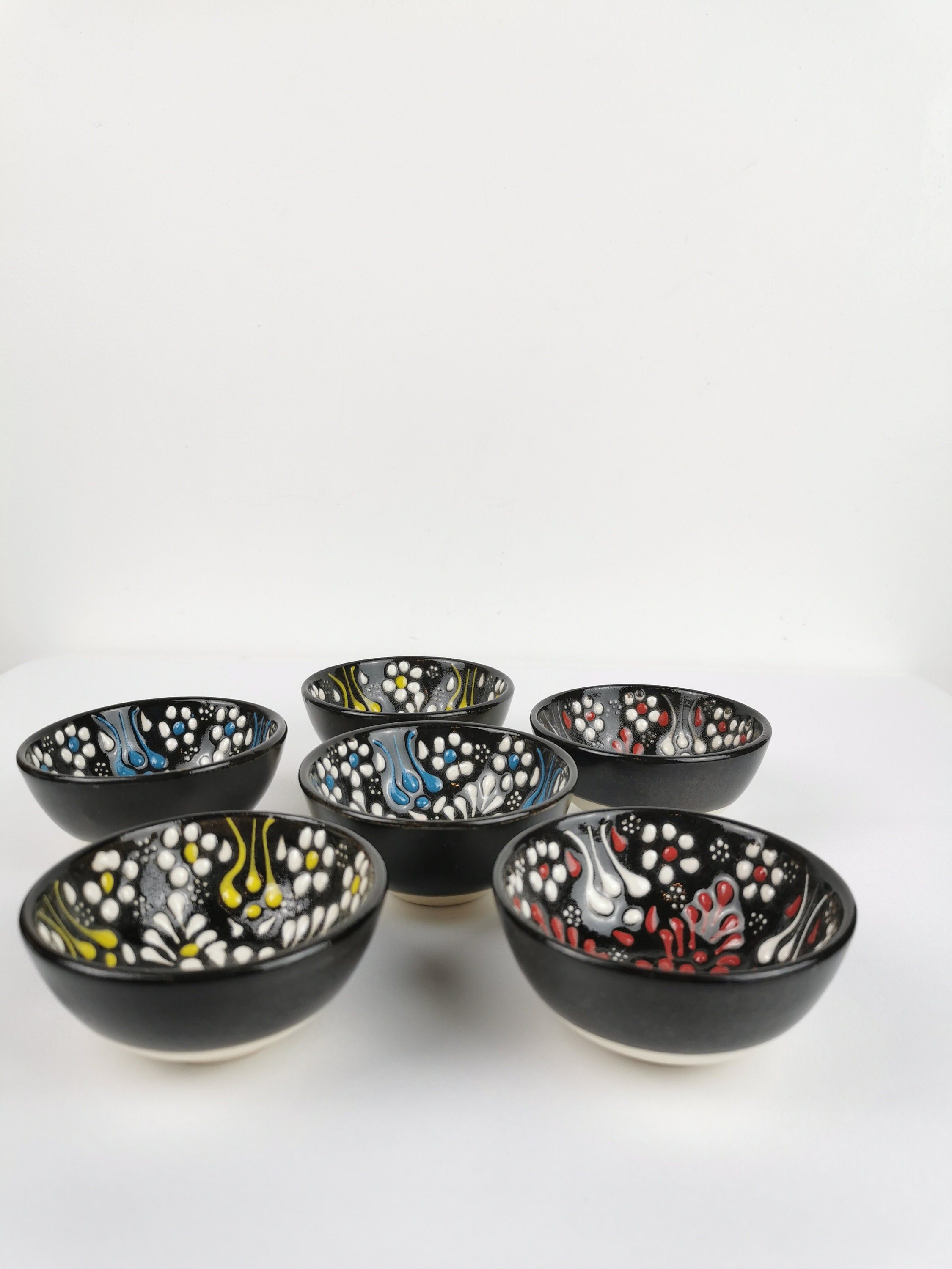 Small Ceramic Bowls Set of 6 Snack Bowls for Tapas Dessert Etsy UK