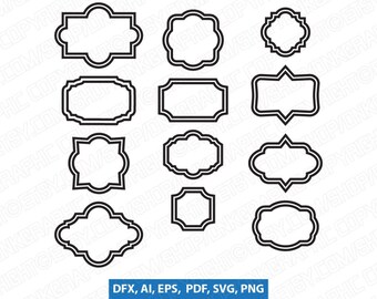 square monogram etsy