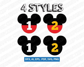 Free Free 258 Disney Character Numbers Svg SVG PNG EPS DXF File