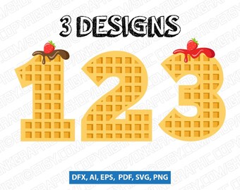 Download Waffle svg | Etsy
