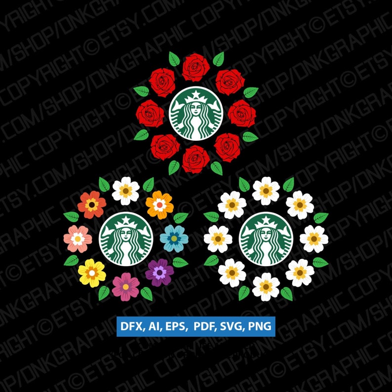 Download 3 Styles Mothers Day Roses Flower Starbucks SVG Tumbler ...