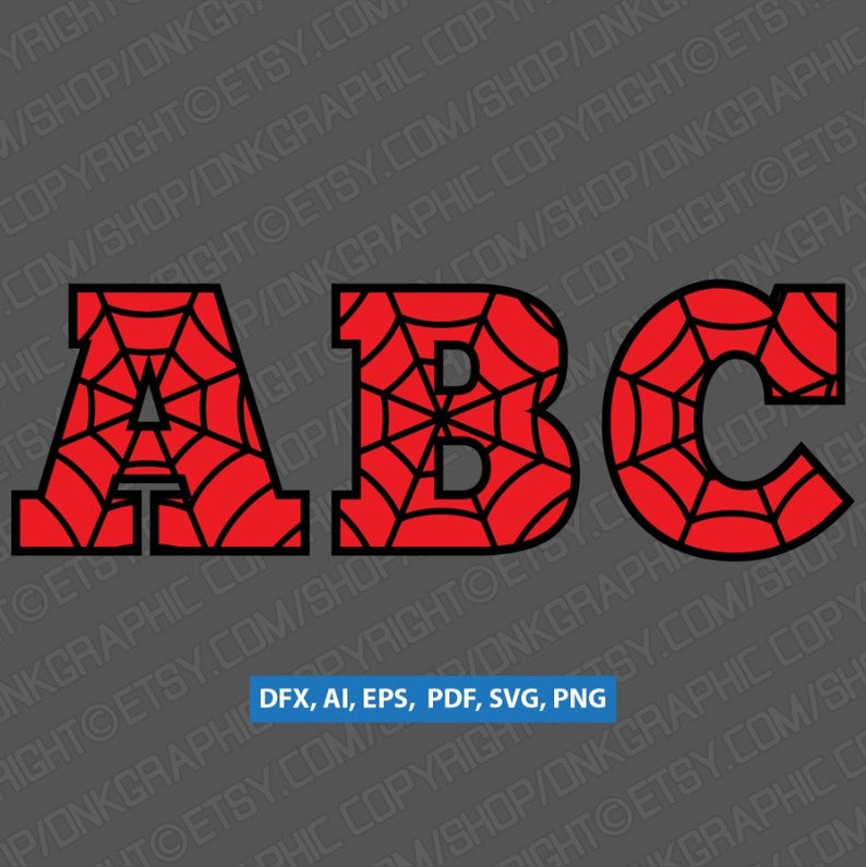 Download Spiderweb Spiderman Lettres Alphabet Birthday Party SVG ...