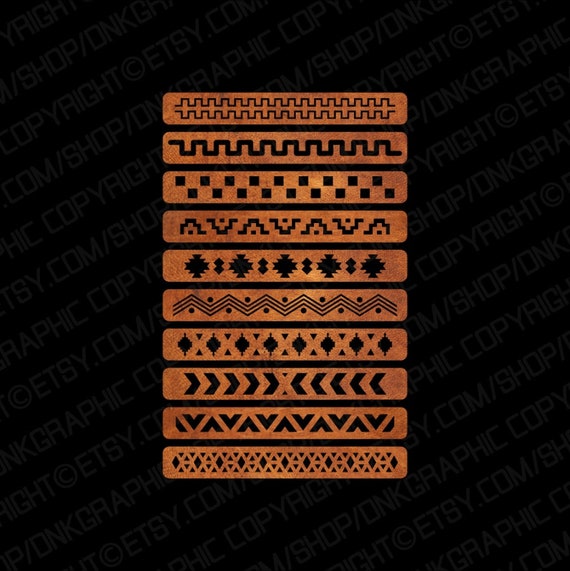 10 Native American Cherokee Navajo Apache Aztec Leather Etsy