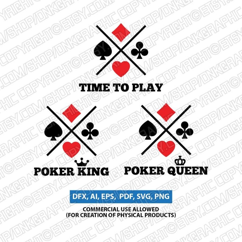 Poker card king vector Poker card king vector