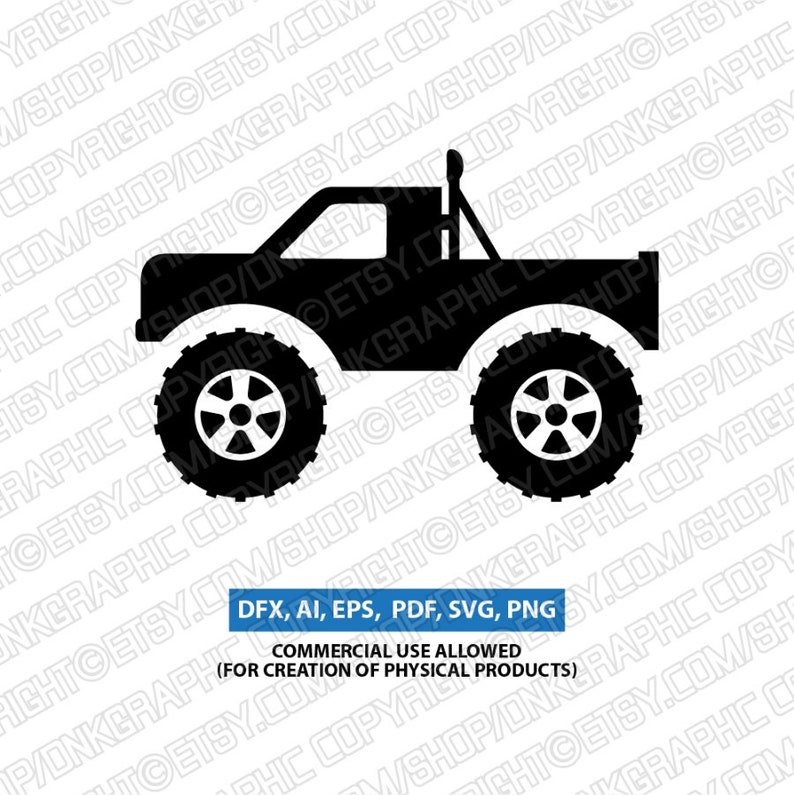 Free Free 168 Monster Truck Svg Etsy SVG PNG EPS DXF File