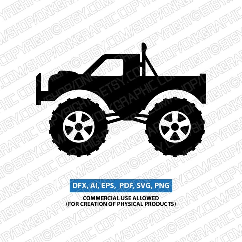 Free Free 121 Monster Truck Svg Etsy SVG PNG EPS DXF File