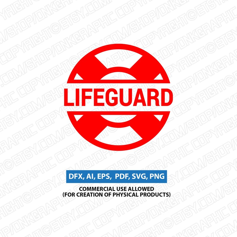 Download 7 Styles LifeGuard Lifesaver Life Guard SVG Red Cross | Etsy