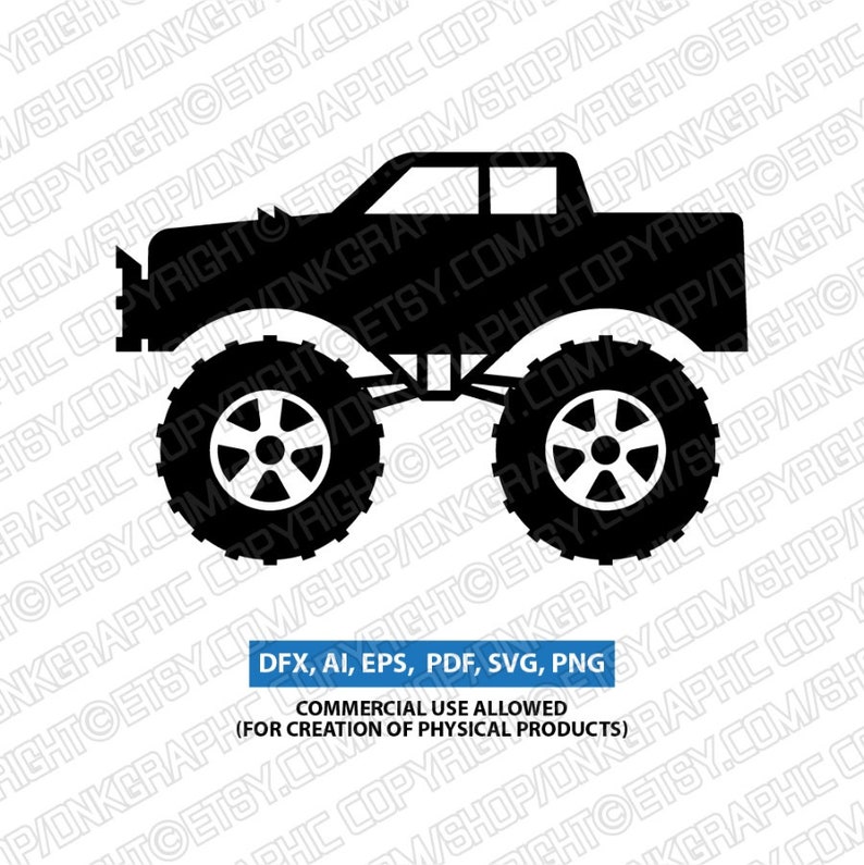 Free Free 221 Monster Truck Silhouette Svg SVG PNG EPS DXF File