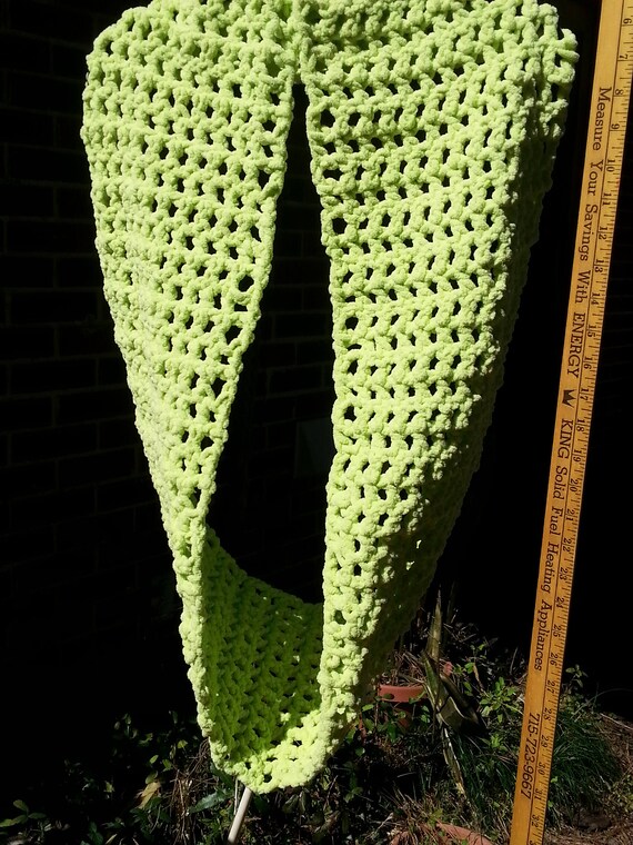 Hand Crocheted Infinity Scarf Soft And Warm Custom Colorsteam Colors - 