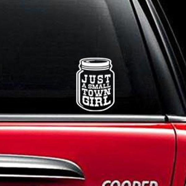 Country Girl Vinyl Car Decal