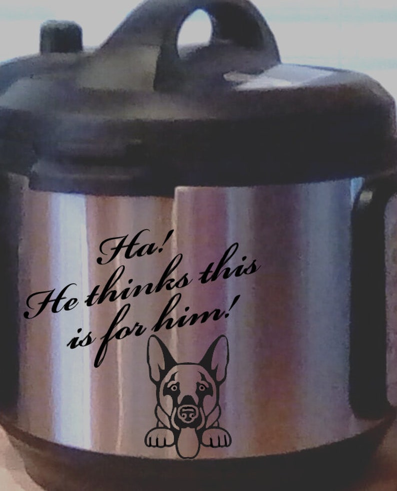 custom stickers stickers custom kitchen aid sticker dog face Funny Instant pot decal for dog lovers crock pot dog mom rice steamer