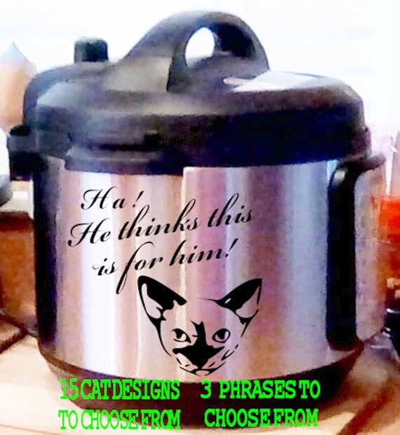 custom stickers stickers custom kitchen aid sticker dog face Funny Instant pot decal for dog lovers crock pot dog mom rice steamer
