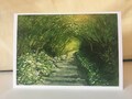 Chelvey Lane Batik Print Notecard with Envelope (single) from original artwork
