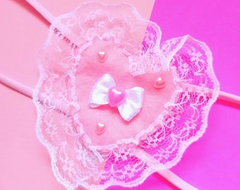 Menhera Lace Eye Patch | Handmade Yami Kawaii Accessories | Menhera Kei Cosplay | Harajuku Fashion | Eyepatches |