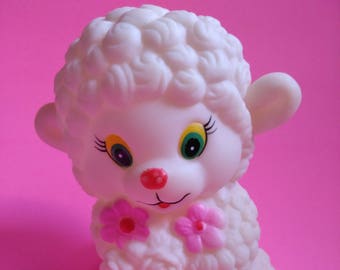 Sheep Rubber/Vintage Squeaky Toy