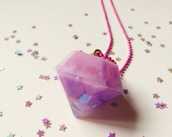 Super Diamond Holographic Necklace