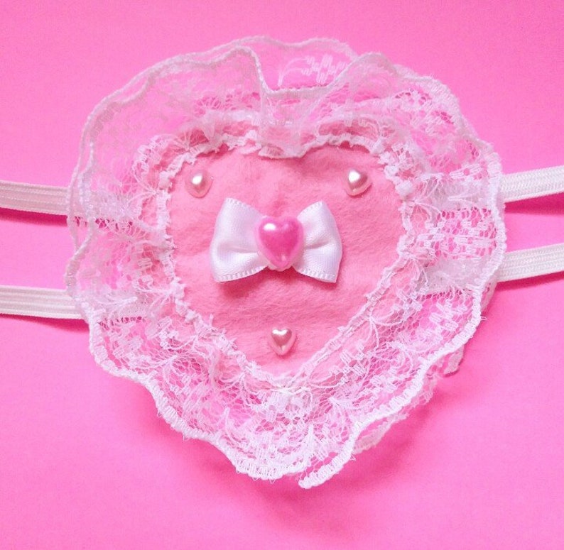 Menhera Lace Eye Patch Handmade Yami Kawaii Accessories Etsy
