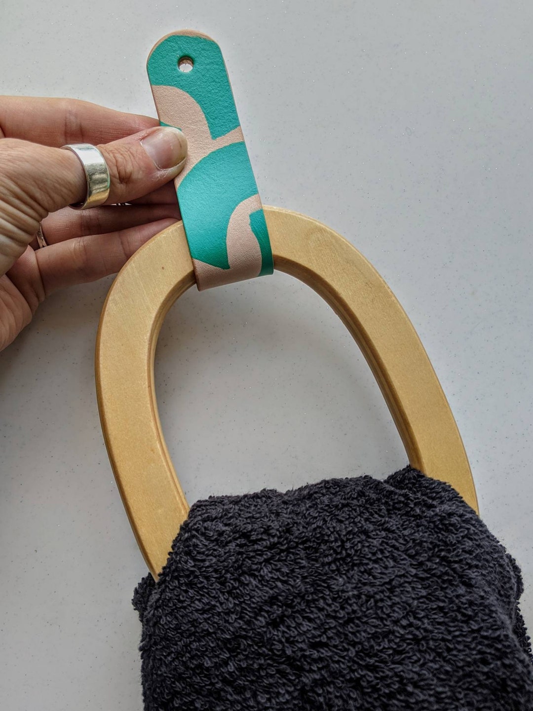 Towel Rail Kitchen Towel Holder Hand Towel Ring Hand Etsy UK