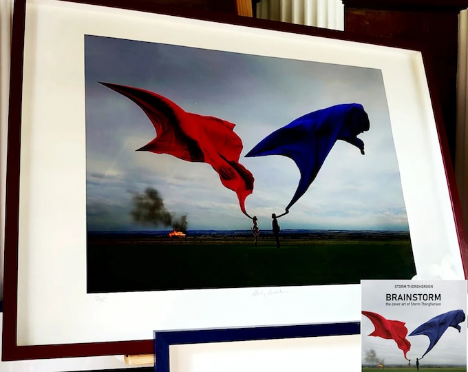 Storm Thorgerson - Biffy Clyro 'Only Revolutions' limited edition signed album cover print 2/50.