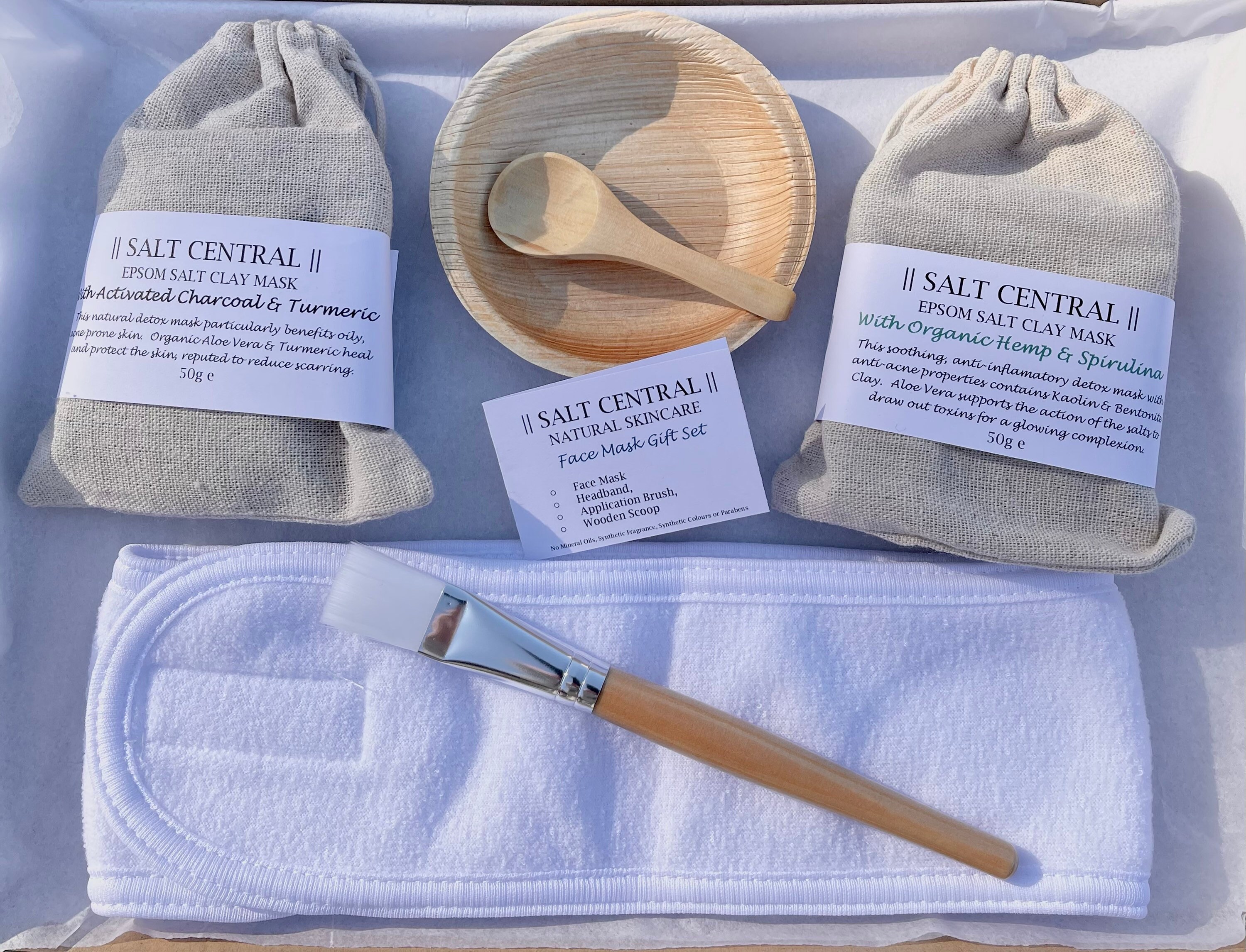 Face Mask Gift Box Choose 2 Face Masks With Headband Etsy UK