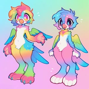 EXCLUSIVE | Furry Adopt | Parrot Siblings