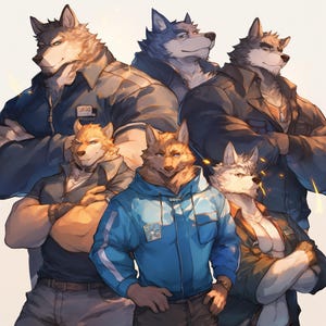 5x Random Fursonas | Grab Bag Gachas