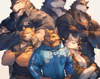 5x Random Fursonas | Grab Bag Gachas