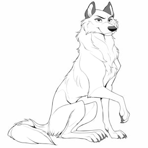 Furry Base | Cartoon Wolf