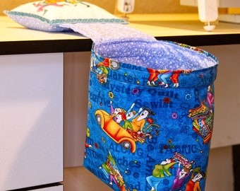 Wine Themed Use for threads PINCUSHION THREAD CATCHER - Sewing Machines Trash Bag etc. fabric scraps