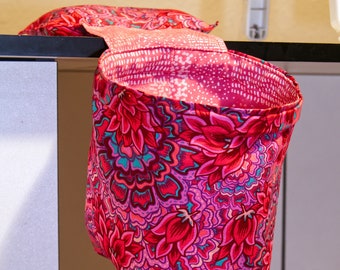 Wine Themed Use for threads PINCUSHION THREAD CATCHER - Sewing Machines Trash Bag etc. fabric scraps
