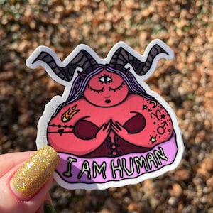 Ram Godin Babe Mantra waterdichte sticker Gratis Verzending astrologie intuïtief eten lichaam positief vetbevrijding anti dieet: