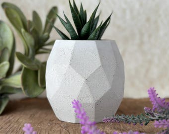 Pineapple Pot | Geometric Concrete Planter | Cement Plant Pot | Indoor Home Decor | Handmade | Succulent | Pencil Pen Holder