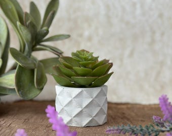 Succulent Planter | Concrete Planter | Geometric Pot | Plant Pot | Indoor Planter | Handmade Planter | Candle Holder | Sophie