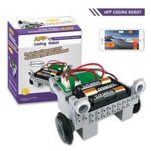 DIY build an app controlled robot stem kit • educational STEM science technology engineering mechanics diy toy build