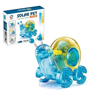 DIY build a solar snail robot stem kit • educational STEM science technology engineering mechanics diy toy build