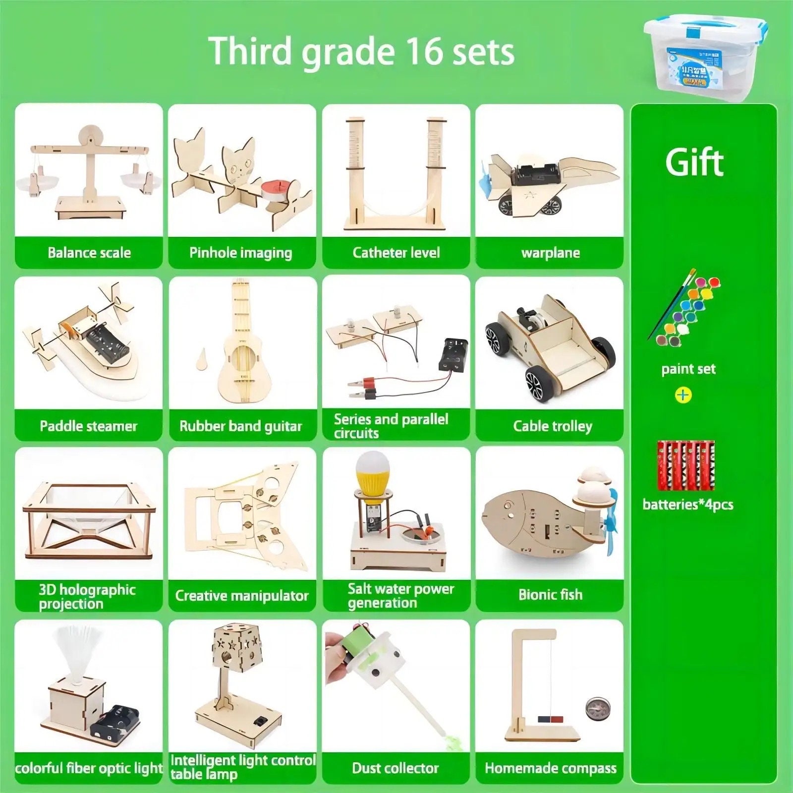 Set STEM per esperimenti elettronici per circui per bambini fai-da-te, set di giocattoli di ingegneria autostruo, esplorazione del suono luminoso e delle scienze sportive 26 Set STEM per esperimenti elettronici per circui per bambini fai-da-te, set di giocattoli di ingegneria autostruo, esplorazione del suono luminoso e delle scienze sportive 26