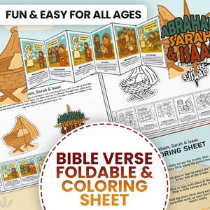 Abraham, Sarah & Isaac Instant Download, Great for Christian Kids ...