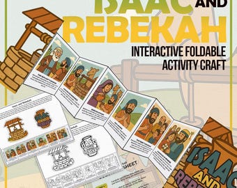 Isaac y Rebeca: Descarga instantánea. Ideal para niños cristianos, educación en el hogar, clases de escuela dominical, estudios bíblicos, grupos de jóvenes y Escuela Bíblica de Verano.