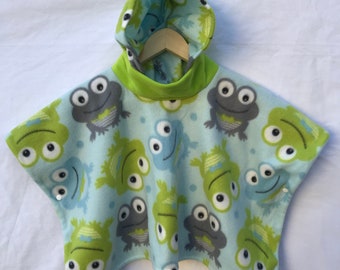 Kinder Kapuzenponcho Froschkostüm 110 cm 3-4 Jahre Froschkönig Tier Poncho Frog Kinder Kapuzenponcho Froschkostüm 110 cm 3-4 Jahre Froschkönig Tier Poncho Frog