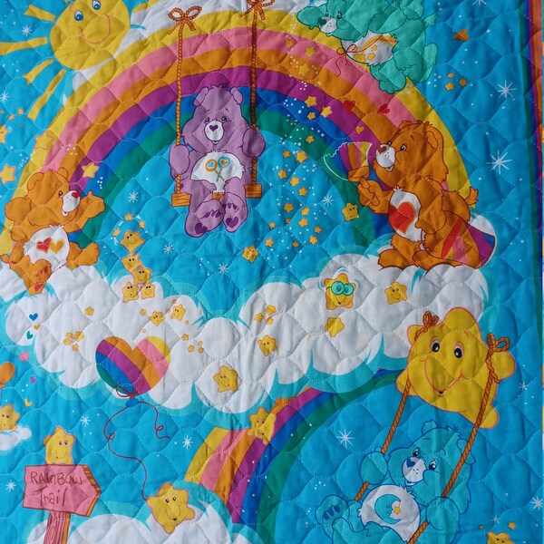 Care Bears Throw Blanket Etsy
