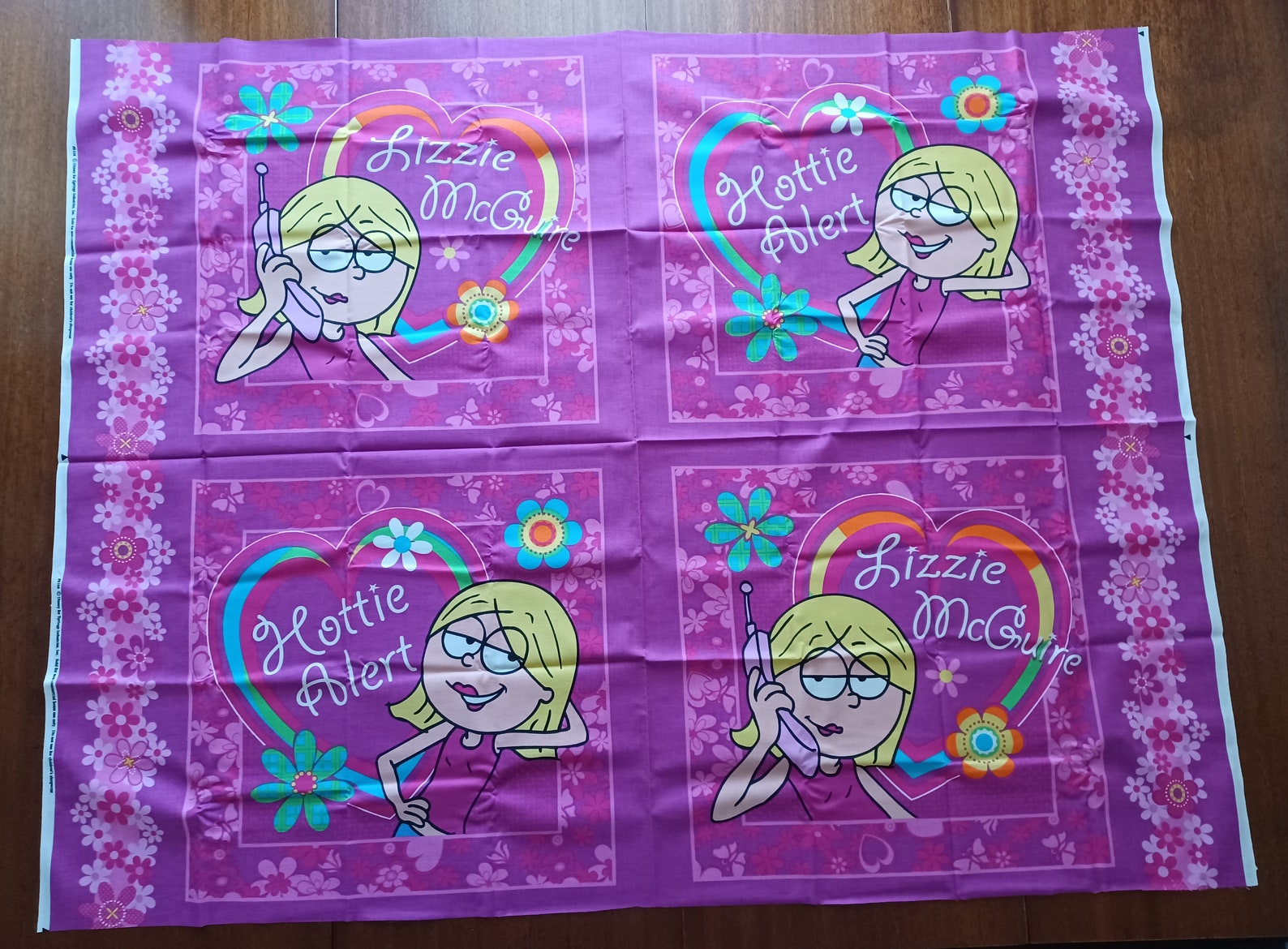Vintage Lizzie Mcguire Pillow Fabric Panel 4 Panels Etsy