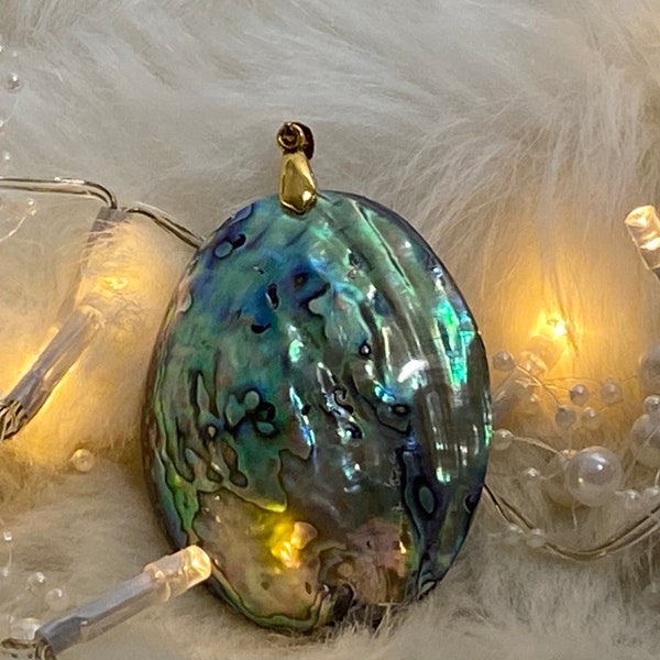 Pendant 6 cm Abalone Paua Shell